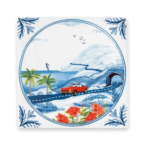 Storytiles Storytiles - tegel small - sunny road trip (10x10 cm) Storytiles Storytiles - tegel small - sunny road trip (10x10 cm)