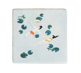 Storytiles Storytiles - tegel small - just floating around (10x10 cm) Storytiles Storytiles - tegel small - just floating around (10x10 cm)