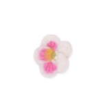 Sjaal met verhaal Sjaal met verhaal - broche - viooltje wit-roze Sjaal met verhaal Sjaal met verhaal - broche - viooltje wit-roze