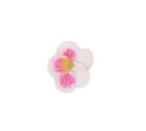 Sjaal met verhaal Sjaal met verhaal - broche - viooltje wit-roze Sjaal met verhaal Sjaal met verhaal - broche - viooltje wit-roze