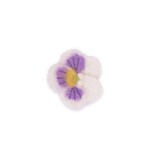 Sjaal met verhaal Sjaal met verhaal - broche - viooltje wit-lila Sjaal met verhaal Sjaal met verhaal - broche - viooltje wit-lila