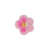 Sjaal met verhaal Sjaal met verhaal - broche - viooltje roze Sjaal met verhaal Sjaal met verhaal - broche - viooltje roze