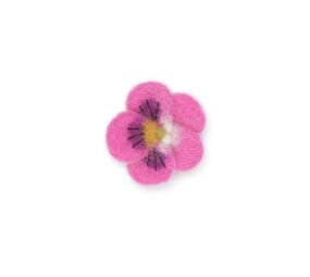 Sjaal met verhaal Sjaal met verhaal - broche - viooltje fuchsia Sjaal met verhaal Sjaal met verhaal - broche - viooltje fuchsia