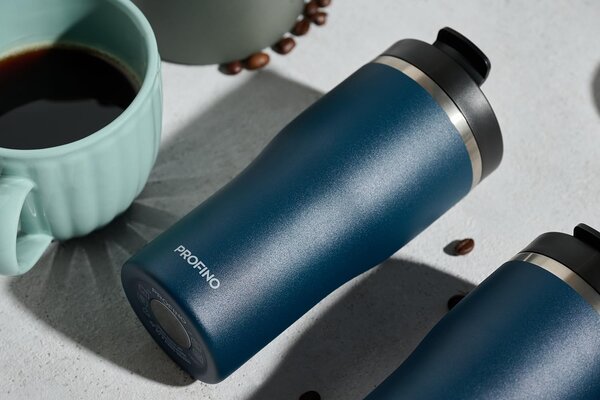 Profino Profino - barista thermosbeker (250 ml) - blue Profino Profino - barista thermosbeker (250 ml) - blue