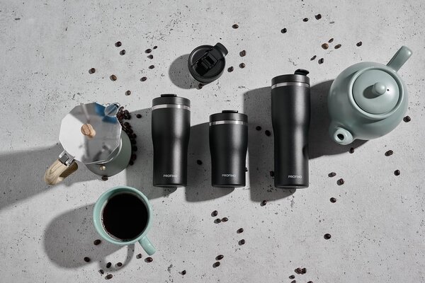 Profino Profino - barista thermosbeker (350 ml) - black Profino Profino - barista thermosbeker (350 ml) - black