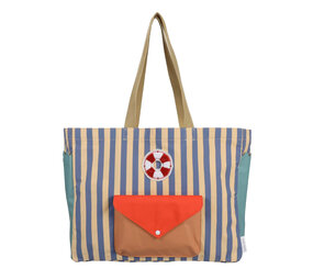 Sticky Lemon Sticky Lemon - shopper - blue whale + sandy yellow Sticky Lemon Sticky Lemon - shopper - blue whale + sandy yellow