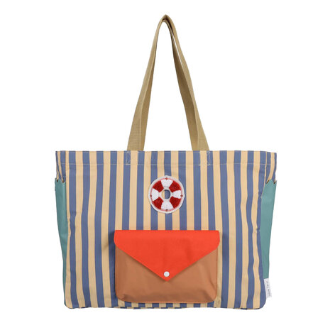 Sticky Lemon Sticky Lemon - shopper - blue whale + sandy yellow Sticky Lemon Sticky Lemon - shopper - blue whale + sandy yellow