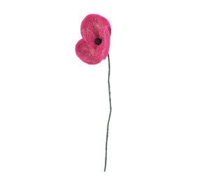 Aveva Design Aveva design - bloem vilt - poppy fuchsia