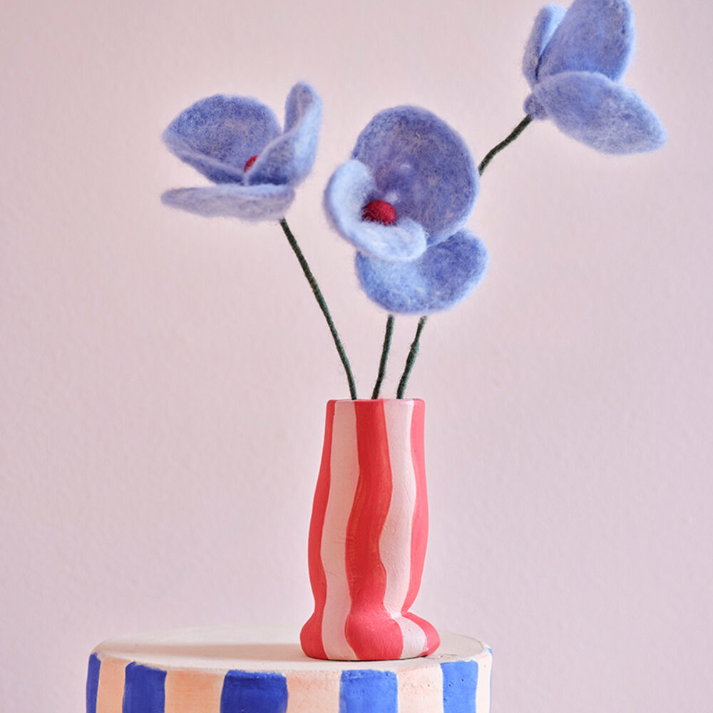 Aveva Design Aveva design - bloem vilt - poppy orange