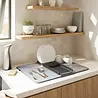 Umbra Umbra - udry afdruiprek met mat - charcoal Umbra Umbra - udry afdruiprek met mat - charcoal