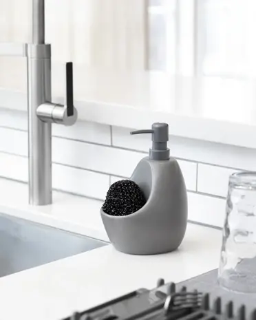 Umbra Umbra - joey zeeppompje met scrubby - charcoal Umbra Umbra - joey zeeppompje met scrubby - charcoal