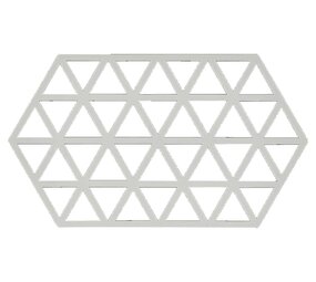 Zone Denmark Zone - panonderzetter triangles lang (24x14cm) - warm grey