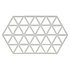 Zone - panonderzetter triangles lang (24x14cm) - warm grey Zone - panonderzetter triangles lang (24x14cm) - warm grey