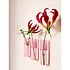 Muurbloempjes - magnetisch muurvaasje XL (3 stuks) - pink Muurbloempjes - magnetisch muurvaasje XL (3 stuks) - pink