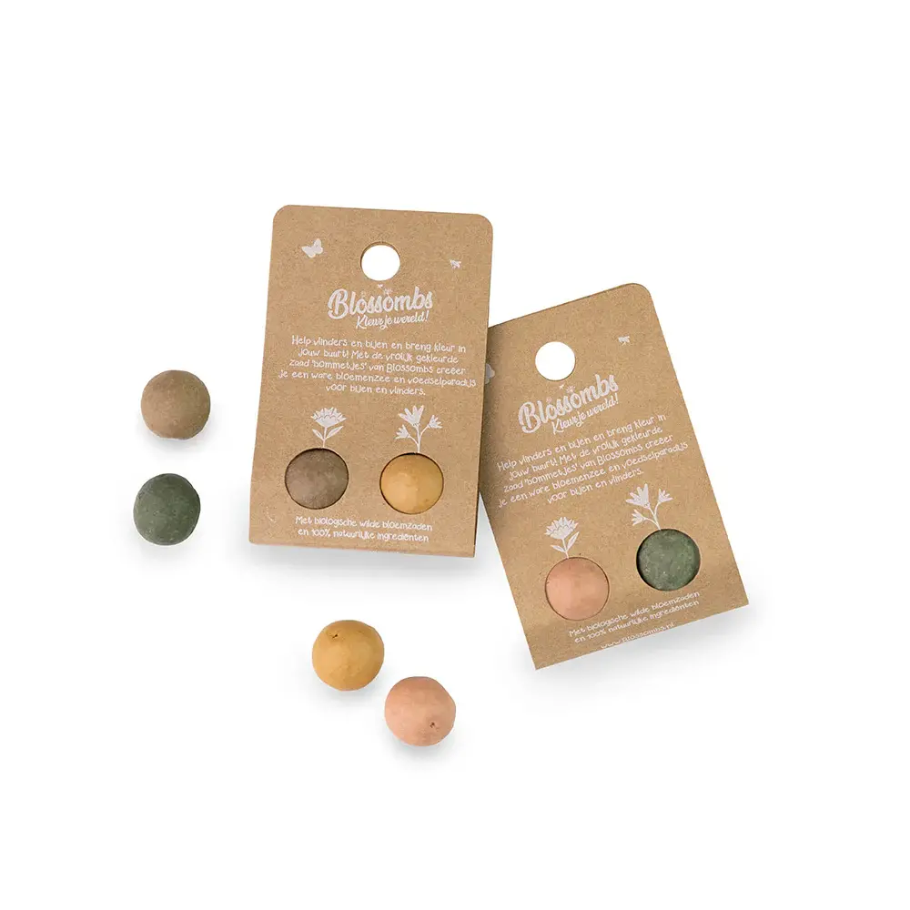 Blossombs Blossombs - bloembommetjes (2 stuks) - lieve juf Blossombs Blossombs - bloembommetjes (2 stuks) - lieve juf