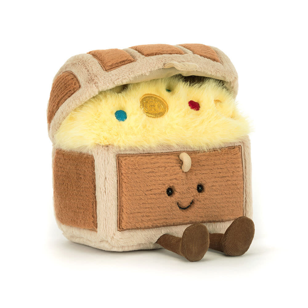 Jellycat Jellycat - amuseables knuffel - treasure chest Jellycat Jellycat - amuseables knuffel - treasure chest