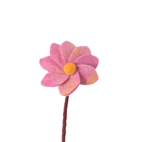 Aveva Design Aveva design - bloem vilt - dahlia pink Aveva Design Aveva design - bloem vilt - dahlia pink