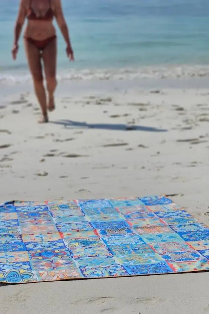 SooBluu SooBluu - reishanddoek (160 x 100 cm) - porto