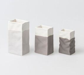 Räder Rader - mini vaasjes - zak grijs (set van 3)