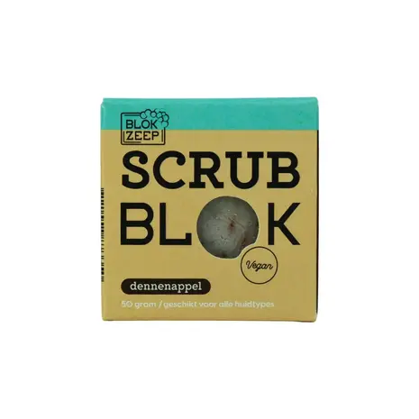 Blokzeep Blokzeep - scrub blok - dennenappel Blokzeep Blokzeep - scrub blok - dennenappel