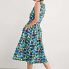 Seasalt Seasalt - belle dress - screenprint floral chalk Seasalt Seasalt - belle dress - screenprint floral chalk
