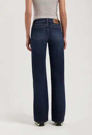 MUD Jeans Mud jeans - cleo mid loose - rustic blue