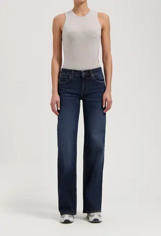 MUD Jeans Mud jeans - cleo mid loose - rustic blue