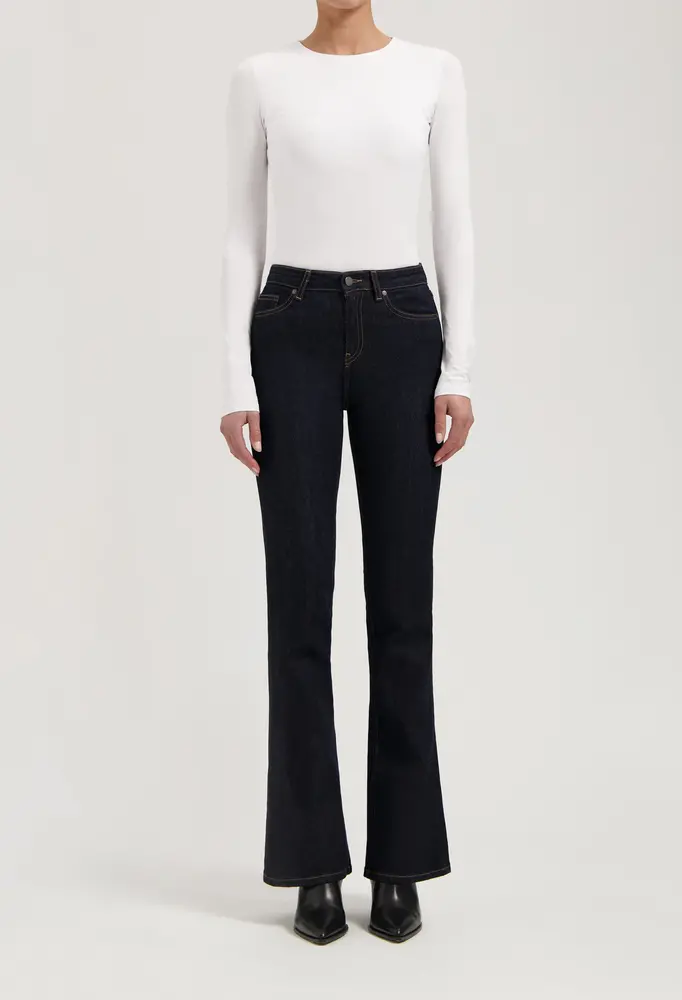 MUD Jeans Mud jeans - isy high flared - strong blue MUD Jeans Mud jeans - isy high flared - strong blue