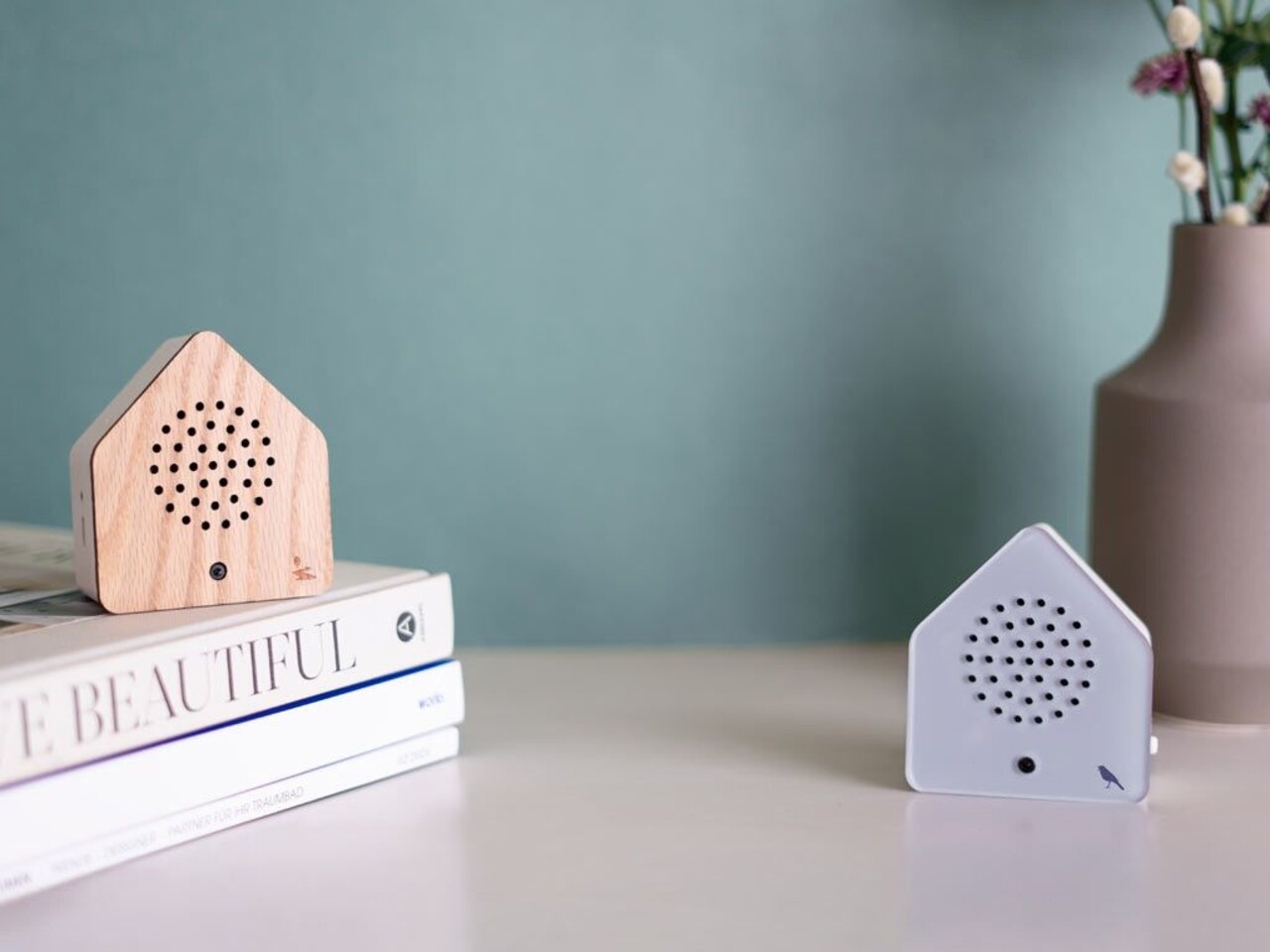 Zwitscherbox Zwitscherbox/Relaxound - satellite box blackbird - wood