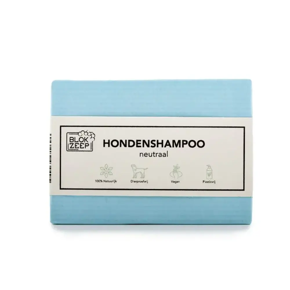 Blokzeep Blokzeep - shampoo bar hond - neutraal (100g) Blokzeep Blokzeep - shampoo bar hond - neutraal (100g)