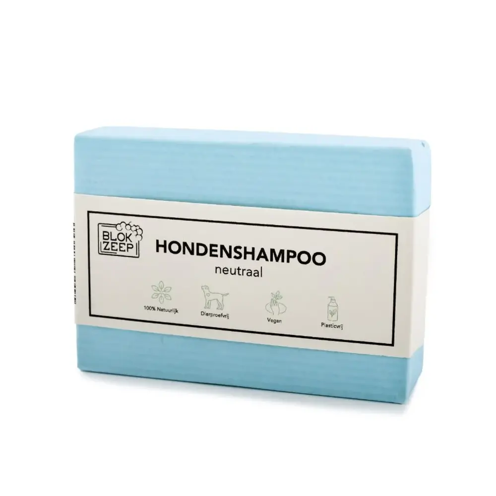 Blokzeep Blokzeep - shampoo bar hond - neutraal (100g) Blokzeep Blokzeep - shampoo bar hond - neutraal (100g)
