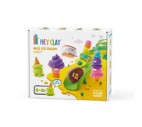 Hey Clay Hey Clay - boetseerklei - nice ice cream (15 potjes) Hey Clay Hey Clay - boetseerklei - nice ice cream (15 potjes)