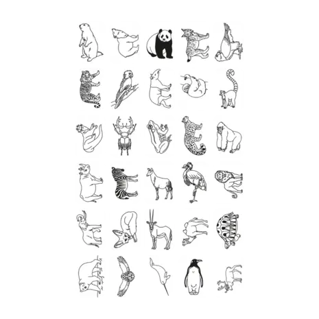 Kidywolf Kidywolf - kidydraw-mini refill - dieren & piraten