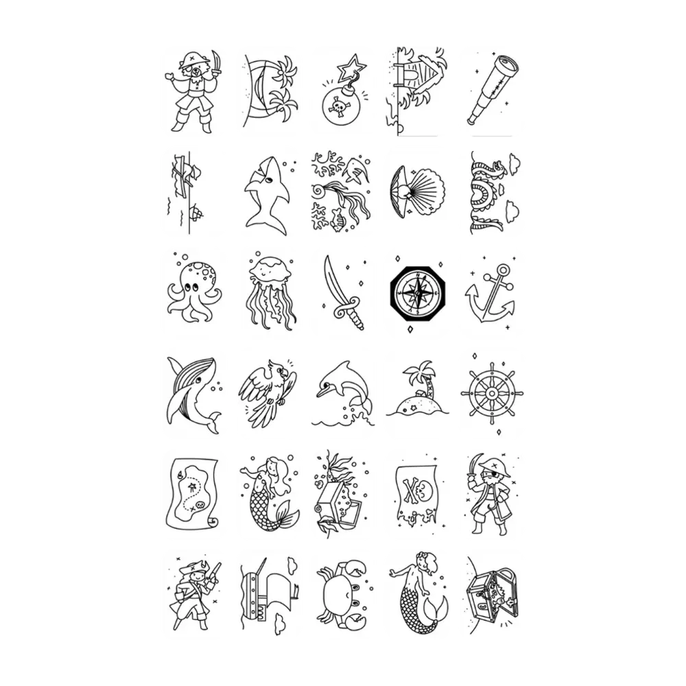 Kidywolf Kidywolf - kidydraw-mini refill - dieren & piraten