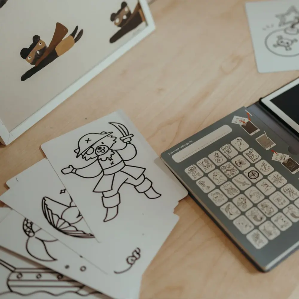 Kidywolf Kidywolf - kidydraw-mini refill - dieren & piraten