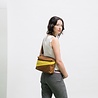 Susan Bijl Susan Bijl - the new bum bag medium - hazel & tv yellow Susan Bijl Susan Bijl - the new bum bag medium - hazel & tv yellow