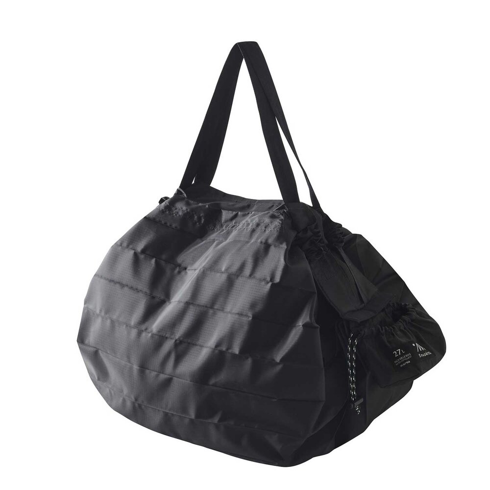 Shupatto Shupatto - opvouwbare tas met rits - black Shupatto Shupatto - opvouwbare tas met rits - black