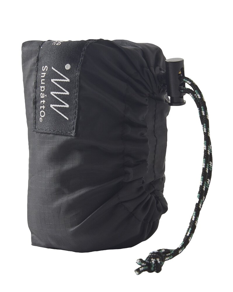 Shupatto Shupatto - opvouwbare tas met rits - black Shupatto Shupatto - opvouwbare tas met rits - black