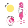 Djeco Djeco - foam markers - neon (4 stuks) Djeco Djeco - foam markers - neon (4 stuks)