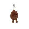 Jellycat Jellycat - bag charm amuseables - coffee bean Jellycat Jellycat - bag charm amuseables - coffee bean