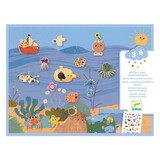 Djeco Djeco - herplakbare puffy stickers - zomer