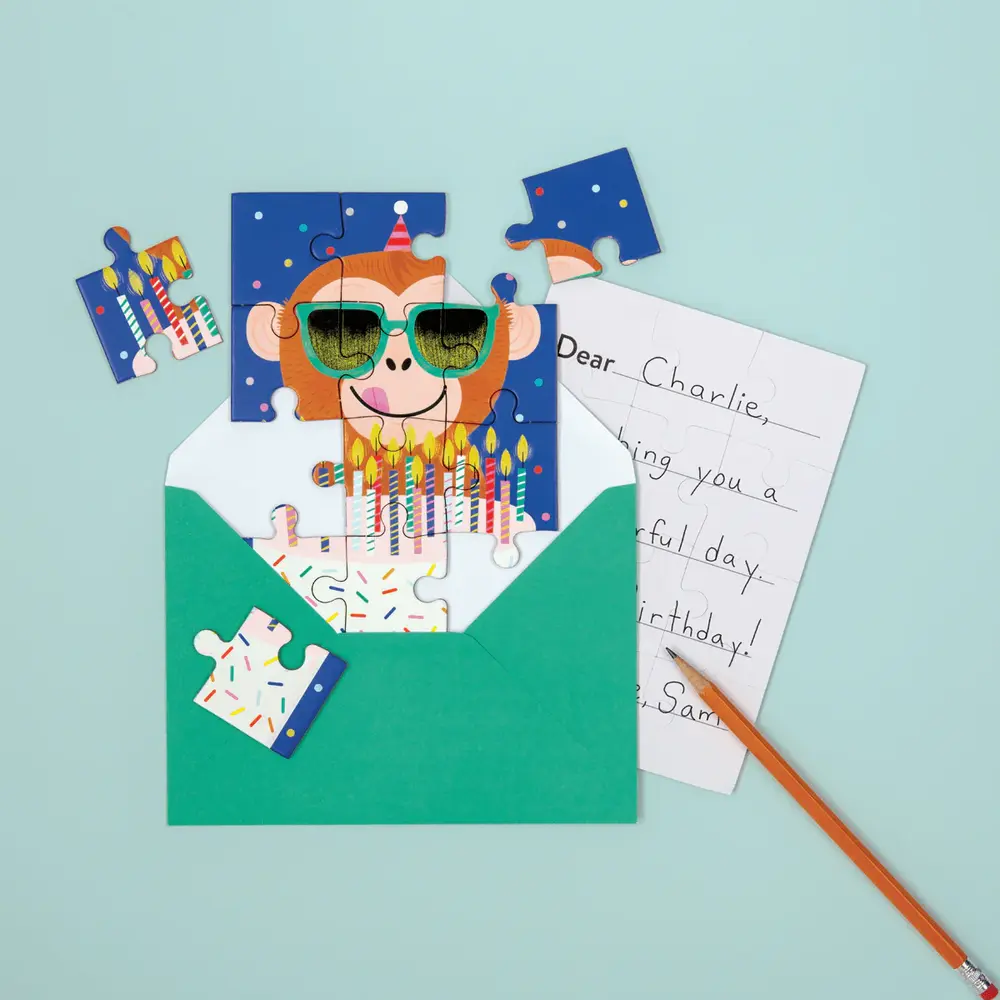 Mudpuppy Mudpuppy - greetingcard & puzzle - construction Mudpuppy Mudpuppy - greetingcard & puzzle - construction