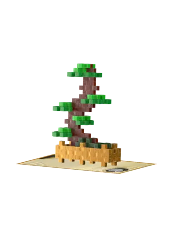 Plus-Plus Plus-Plus - plant pack - green bonsai (49 stukjes)