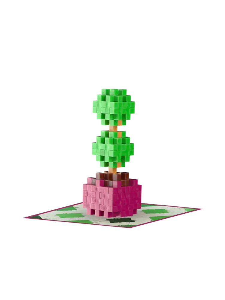 Plus-Plus Plus-Plus - plant pack - topiary (49 stukjes)