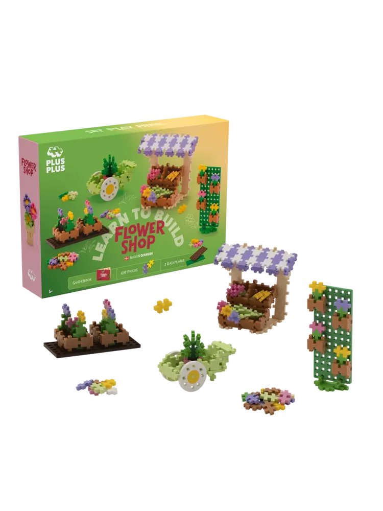 Plus-Plus Plus-Plus - learn to build - bloemenwinkel (600 stukjes)