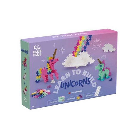 Plus-Plus Plus-Plus - learn to build - unicorns (275 stukjes) Plus-Plus Plus-Plus - learn to build - unicorns (275 stukjes)