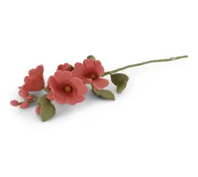 Gry & Sif Gry & sif - bloementak hollyhock - dusty red