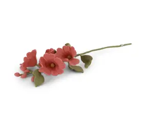 Gry & Sif Gry & sif - bloementak hollyhock - dusty red Gry & Sif Gry & sif - bloementak hollyhock - dusty red