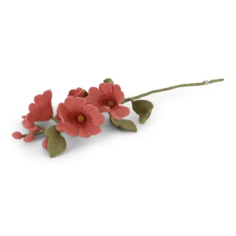 Gry & Sif Gry & sif - bloementak hollyhock - dusty red