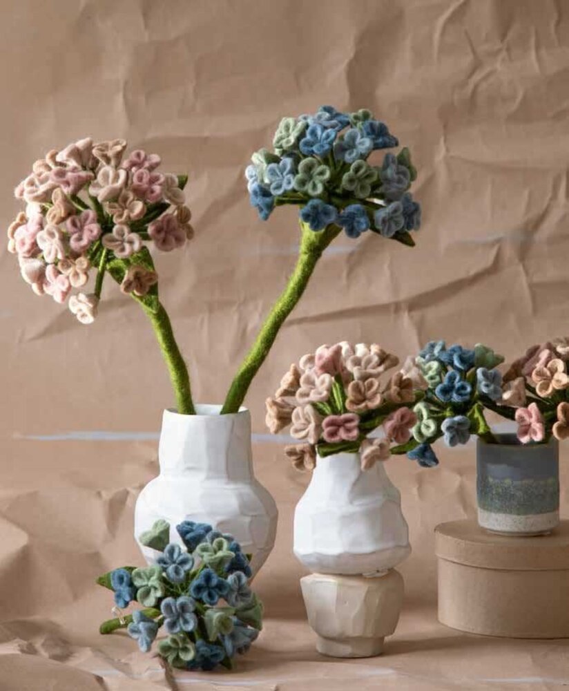 Gry & Sif Gry & sif - bloem hortensia klein - pale blue